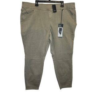 Torrid Lean Jean Desert Sand Short Skinny Pull On Pants 10646772 Size 3S NEW